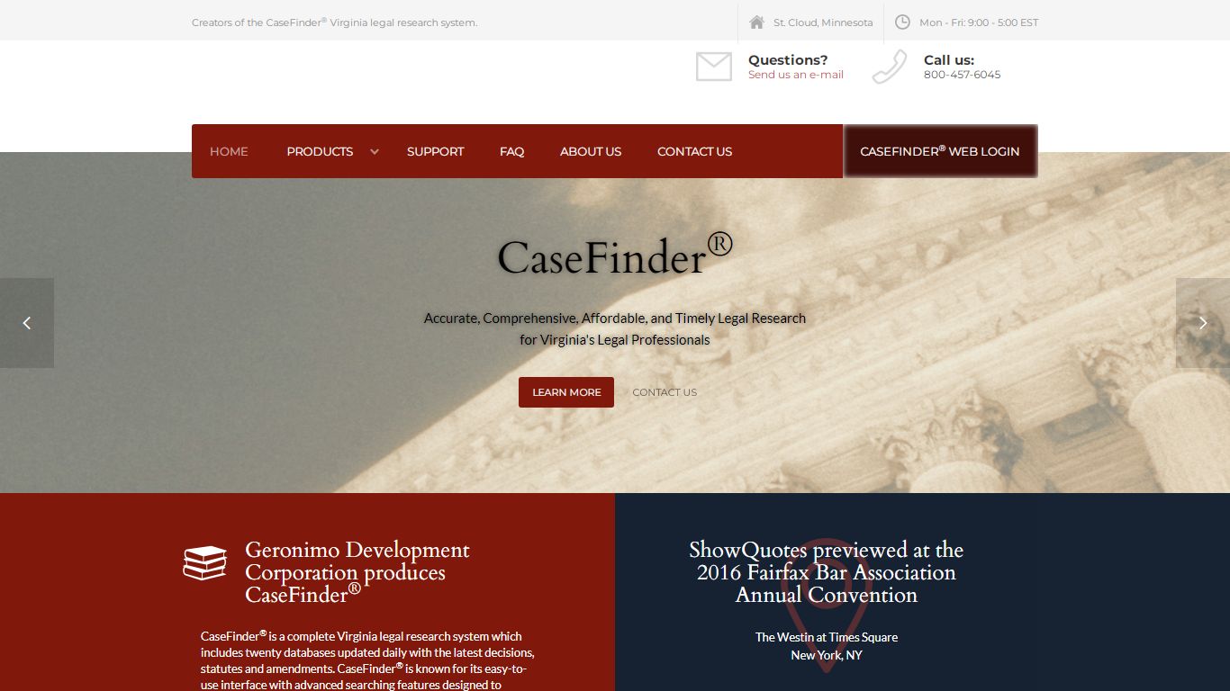 Geronimo Development Corporation - CaseFinder